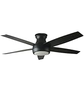 Good Housekeeping Lanier Falls 52" Ceiling Fan with 5 Reversible Blades, Integrated LED &amp; Remote ...