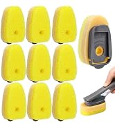 Sponge Dishwand Brush Refills for Scotch-Brite Dishwand - 10 Pack Dish Soap Non-Scratch Brush Ref...
