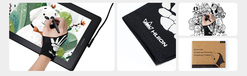 artist glove huion skeleton glove