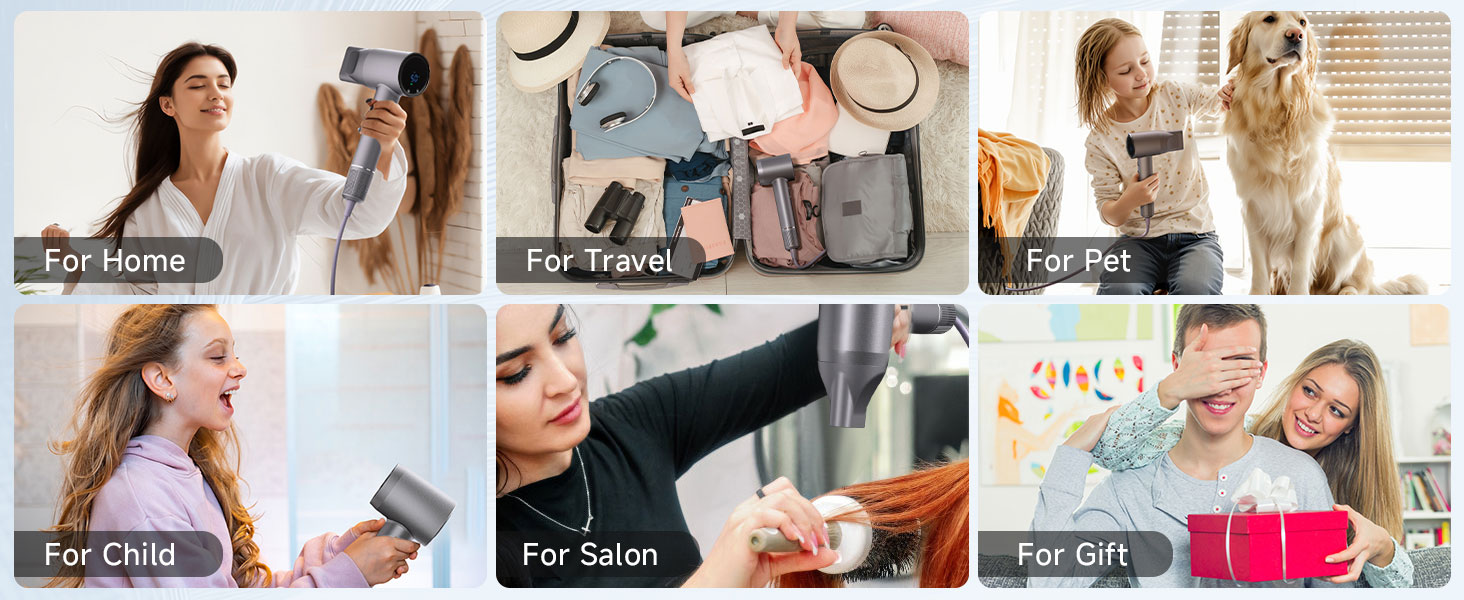 hair dryers for women,for travel,for pet,for salon,for gift,for home,