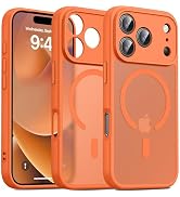 Oterkin Magnetic for iPhone 17 Pro Max Case Matte, Full Camera Protection Compatible with MagSafe...