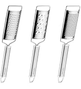 Stainless Steel Cheese Grater Set, HIFIND Zester Set of 3 Kitchen Grater Lemon Zester For Kitchen...