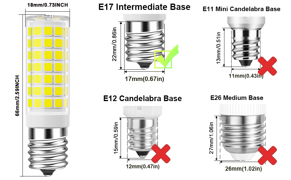led appliance bulb 60w led microwave light bulbs ceiling fan light bulbs