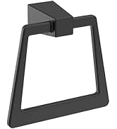 Amerock | Towel-Ring | 6-13/16 inch (173 mm) | Matte Black | Blackrock | Towel-Holder | Bath-Hard...