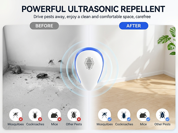 pest repellent ultrasonic plug in