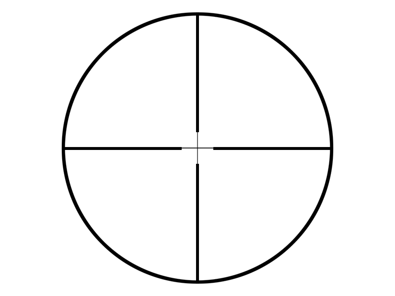 duplex crosshair scope
