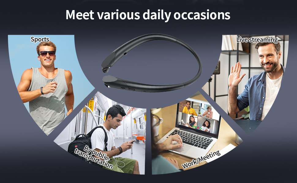 Bluetooth Headphones Neckband