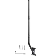 CEKAY Universal Antenna Mounting Pole 1.5" Dia x 51" L, Heavy Duty J Mount for Starlink, Weather ...