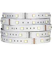 BTF-LIGHTING RGBCCT 5 Colors in 1 LED 5050SMD RGBWW RGB+Dimmable Tunable Color Temperature 2700K-...