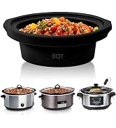 Slow Cooker Liners fit Crock Pot 8 QT,Maywe Tanso for Crock Pot Liners For 8 Quart Oval Slow Cook...