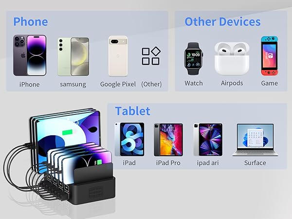 multiple charging station