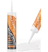 Self Leveling RV Roof Sealant Lap Sealant for RV roofs, White Flexible Repair Caulking Rubber Epd...