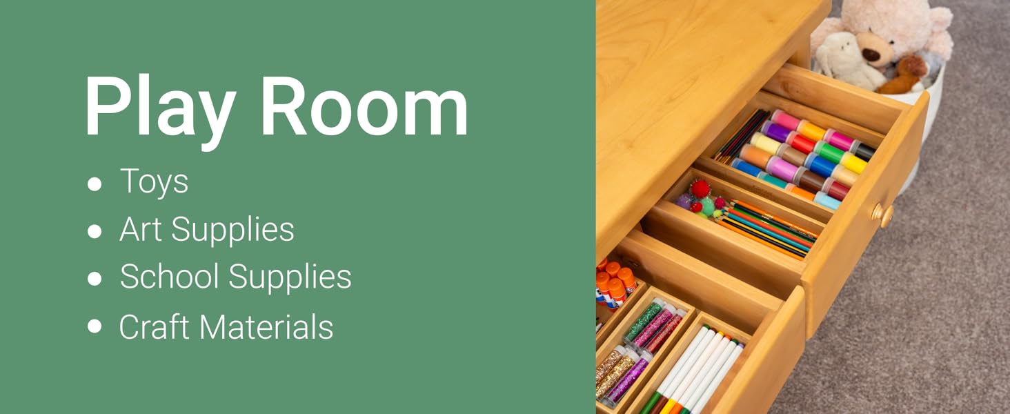 bamboo drawer organizers