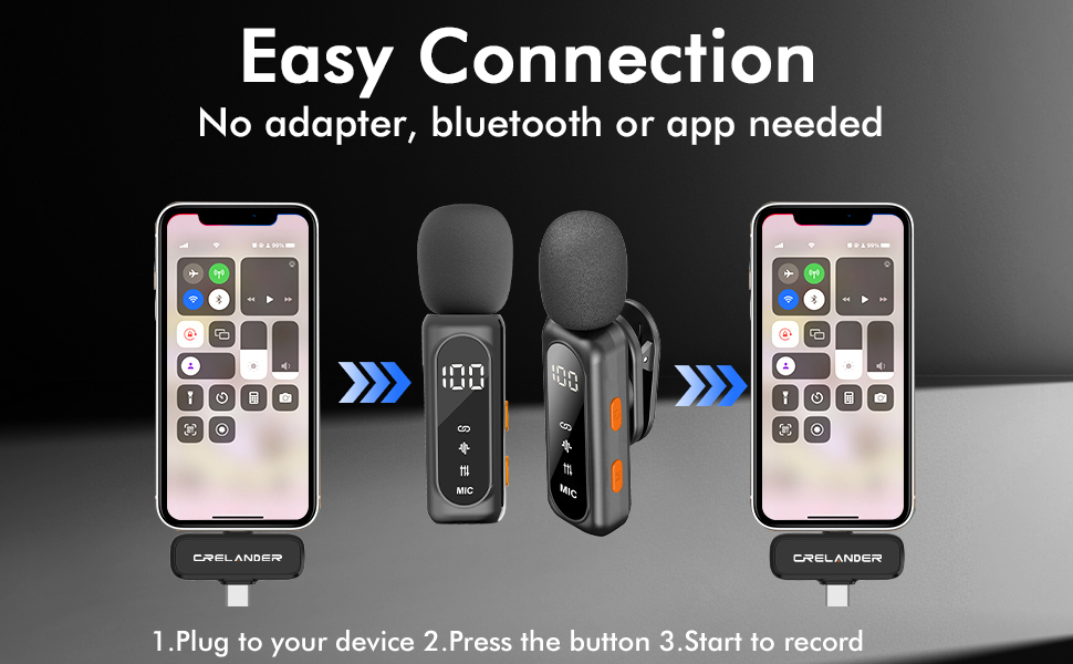 Mini Wireless Lavalier Microphone