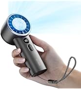SOTHING Handheld Fan, with Cooling Compress, 1–100 Stepless Speeds, 18hrs Battery Life, Digital D...