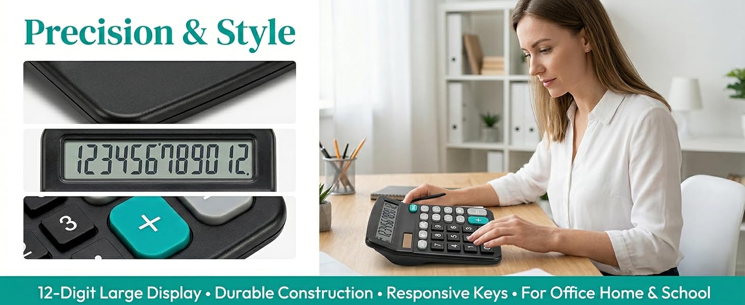 Calculators with Large LCD Display