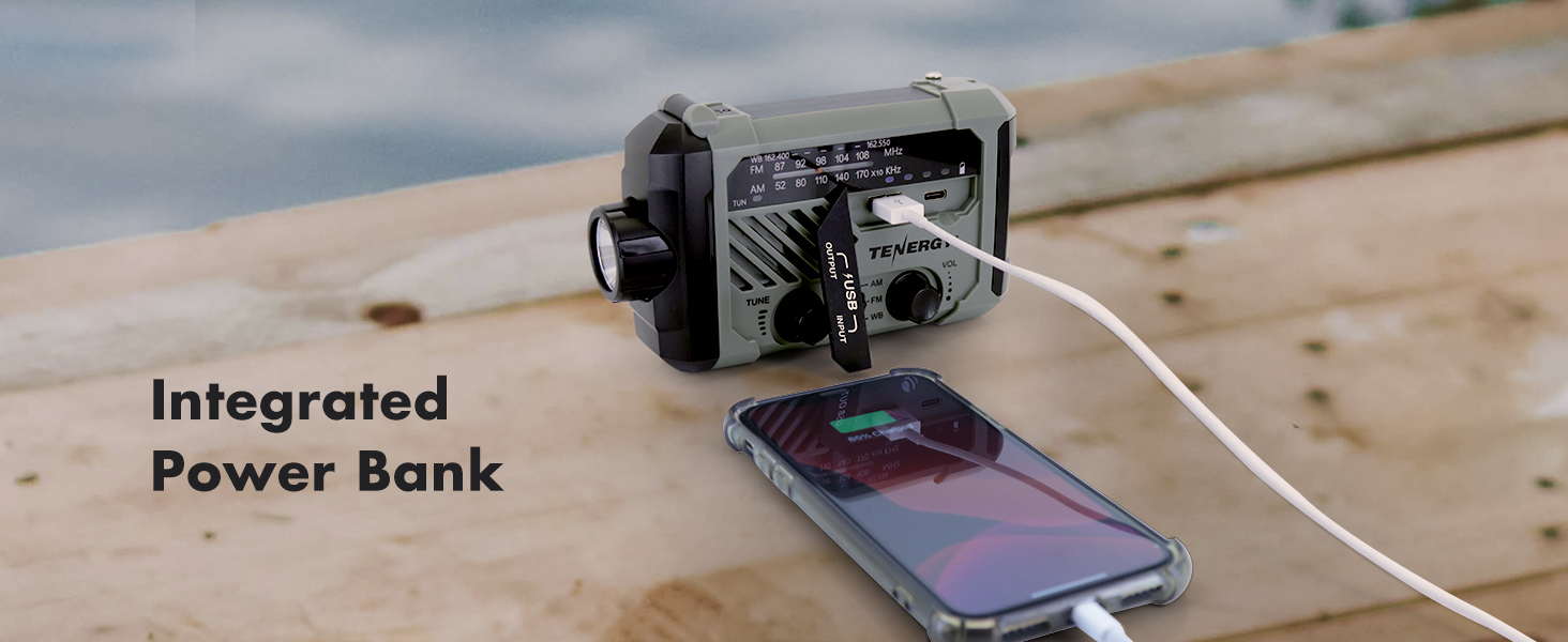 Integrated power bank