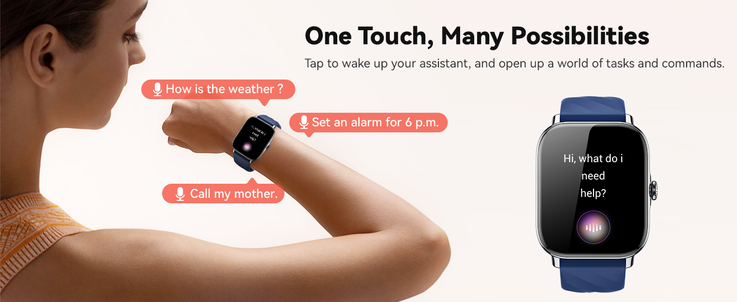 speak to control,touch to act, ai voice assistant