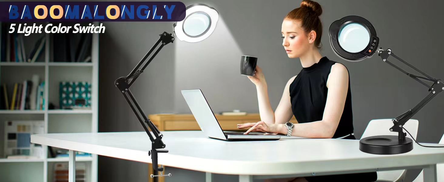 magnifier with light