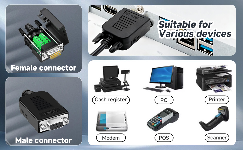 db9 rs-485 serial male rs232 9 pin male rs232 no solder male sub d connector 9-pin female
