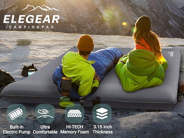 double foam sleeping pad