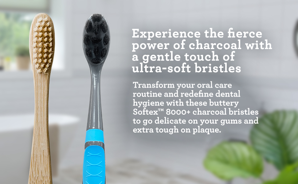 Charcoal toothbrush
