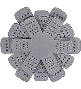 BYKITCHEN Pan Pot Protectors, Larger &amp; Thicker Pan Protector with Stars, Set of 12 and 3 Differen...
