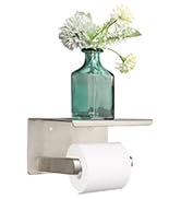 toilet paper holder with shelf