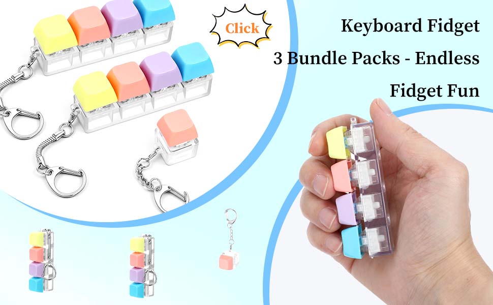 804087_1-3 PCS Keyboard Fidget Keychain