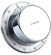 Kitchen Timer, 60 Minute Timer,Magnetic Loud Alarm,Mechanical Stainless Steel Cooking Timer (1pack)
