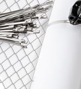 OFFO Metal Zip Ties 11.8 Inch Chain Link fence Ties Premium Heavy Duty Stainless Steel Wire Multi...