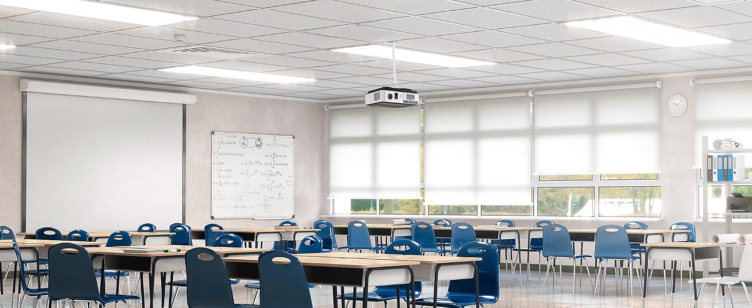 Drop Ceiling Projector Mount with Scissor Clamp Metal Grid Clamp Projector Mount