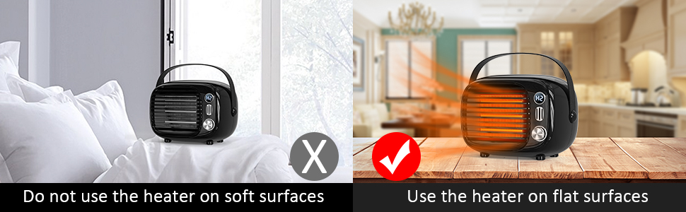 do not use on saft surfaces