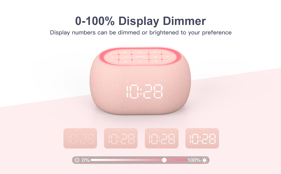 0-100 % display dimmer