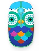 Unipows Wireless Mouse - 2.4G Slim Portable Computer Mouse with Nano Receiver, Less Noise Mobile ...