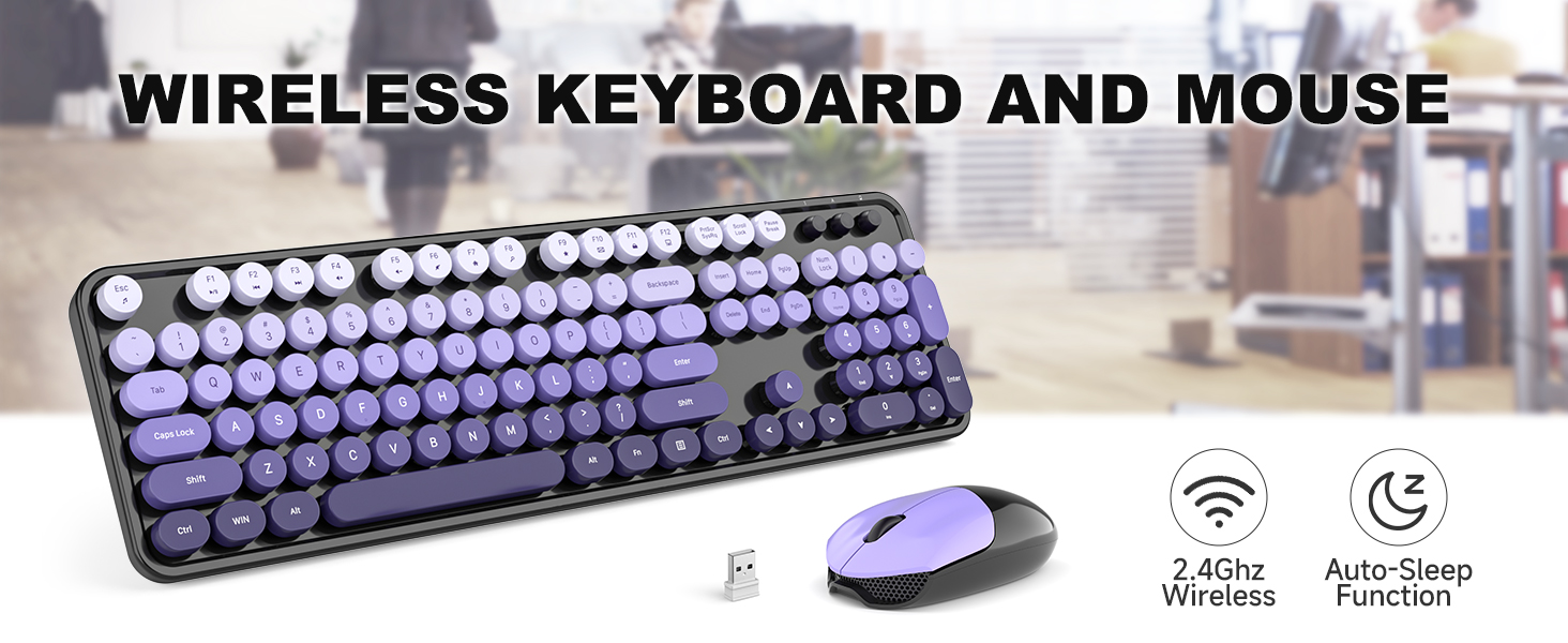 wireless keyboard and mouse combo