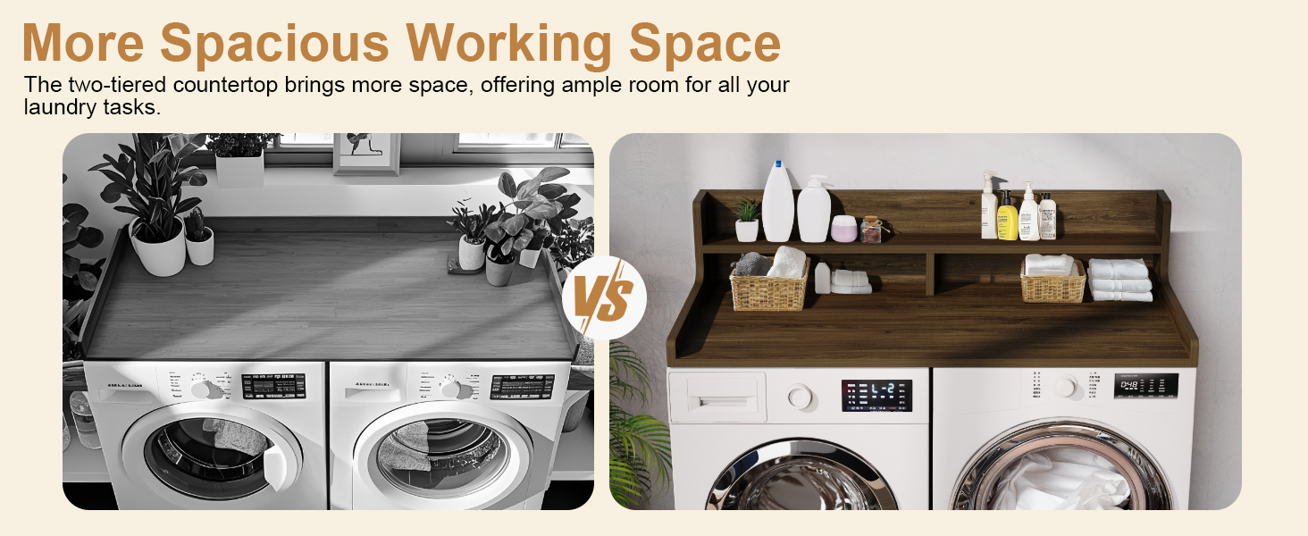 washer dryer countertop with shelf washer dryer topper laundry topper for washer dryer countertop