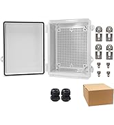 YETLEBOX Outdoor Waterproof Electrical Box Junction Box Weatherproof IP67 ABS Plastic Enclosure S...