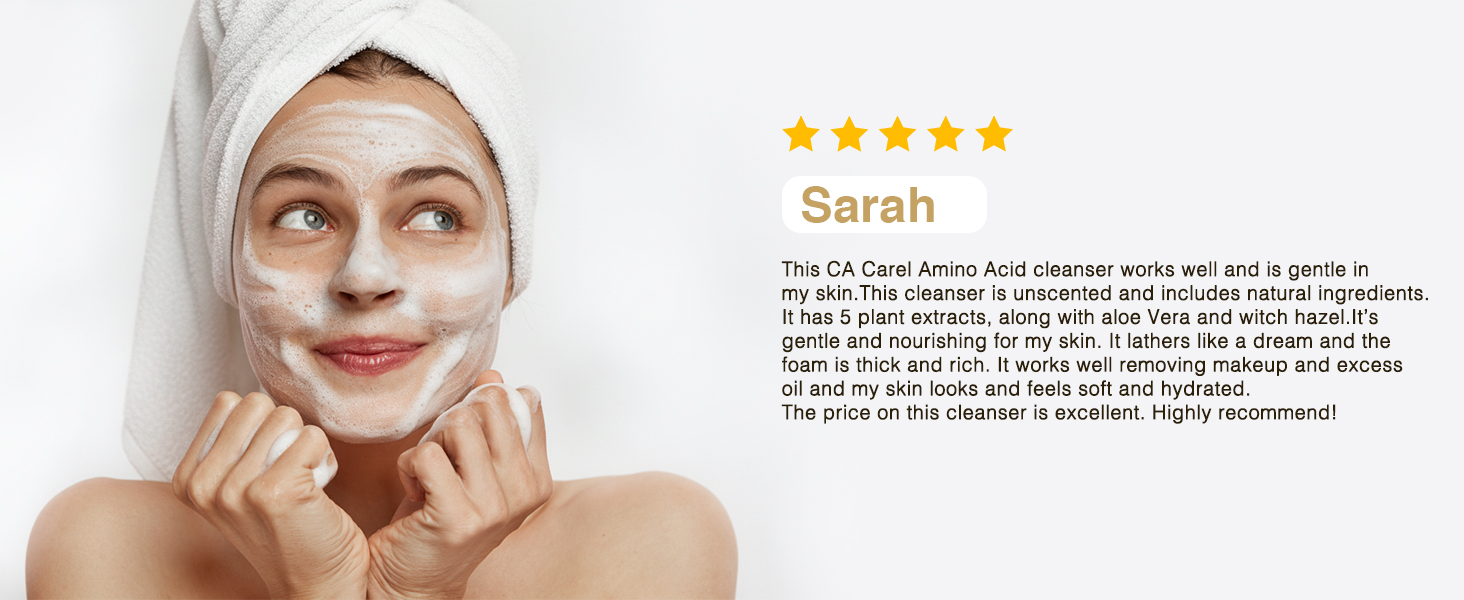 Gentle Facial Cleansing Foam for All Skin Types