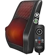 Boriwat Shiatsu Back Massager for Pain Relief Deep Tissue-Movable Electric Neck Back Massager wit...