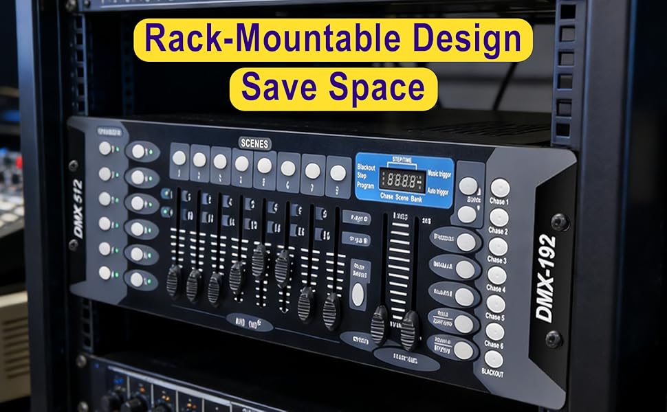 Rack-Mountable Design Save Space