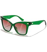 FEISEDY Trendy Polarized Sunglasses, Retro Cateye Frame for Women, UV400 Protection Shades B0009