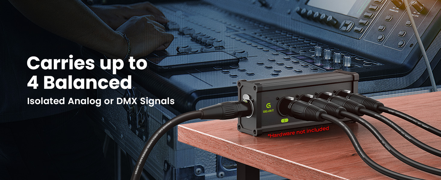 GearIT Cat6 shielded ethernet cable Ethercon compatible