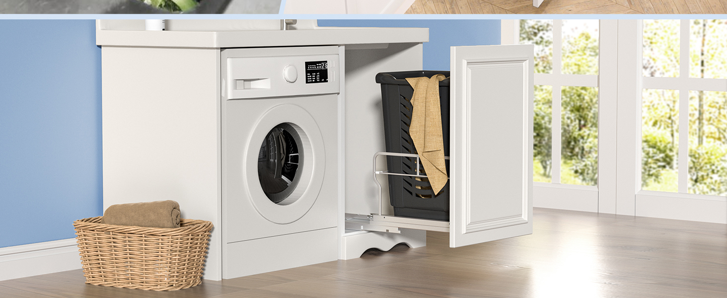 trash can pull out for kitchen cabinet
