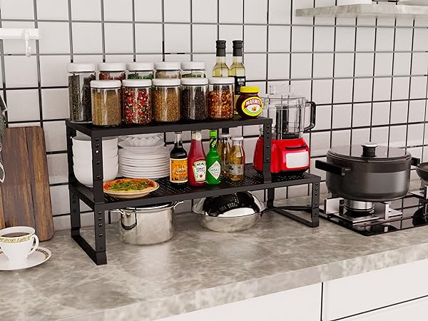 Expandable &amp; Stackable Cabinet Organizer