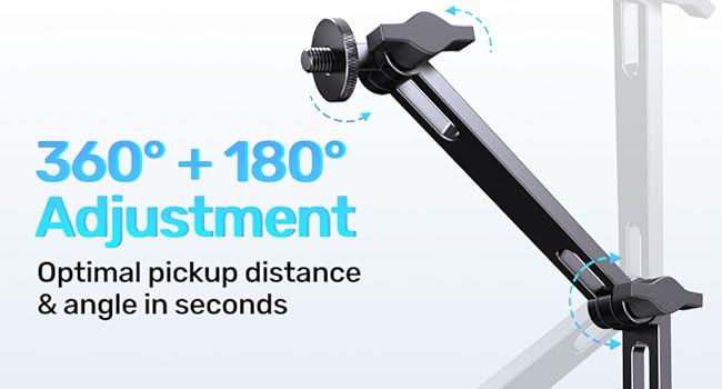 fifine mic stand desk