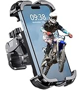 Zewdov Motorcycle Phone Mount [Secure Grip][Anti-Drop], Upgrade Bike Phone Holder [1s Stable Lock...
