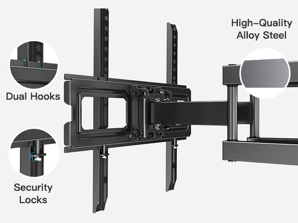 full motion tv wall mount 55 inch