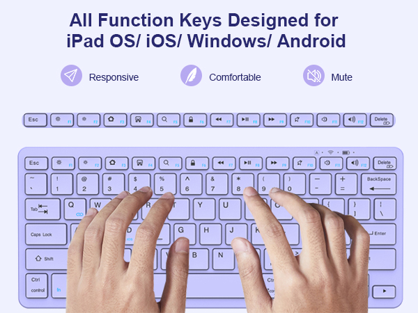 Bluetooth Keyboard for iPad-3