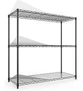 Donext 6-Tier Pentagonal Shelves, storage shelves wire shelving, Adjustable metal shelving, Wire ...